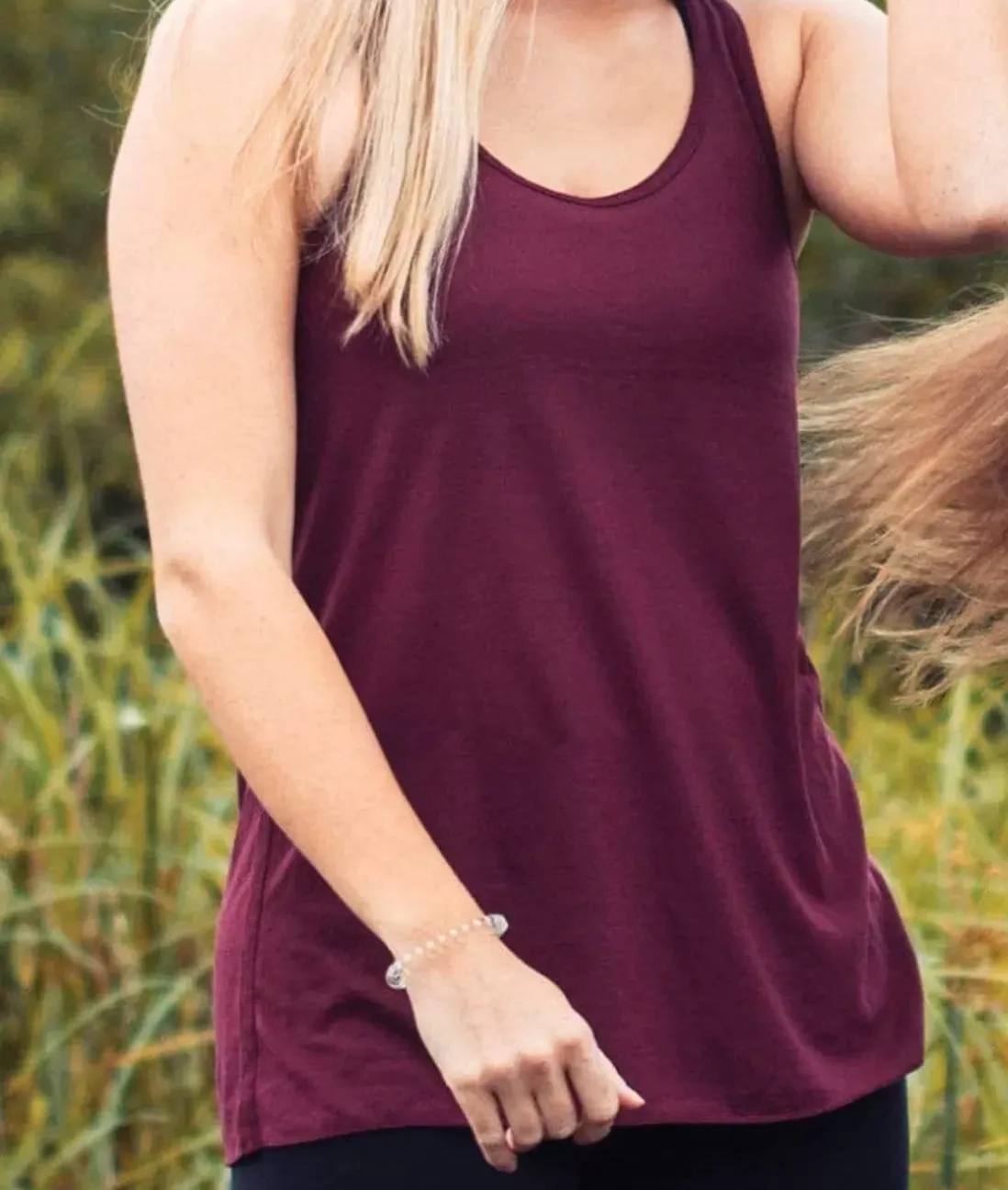 Women Nayked Apparel Tops>Women'S Ridiculously Soft Lightweight Flowy Yoga Tank Top