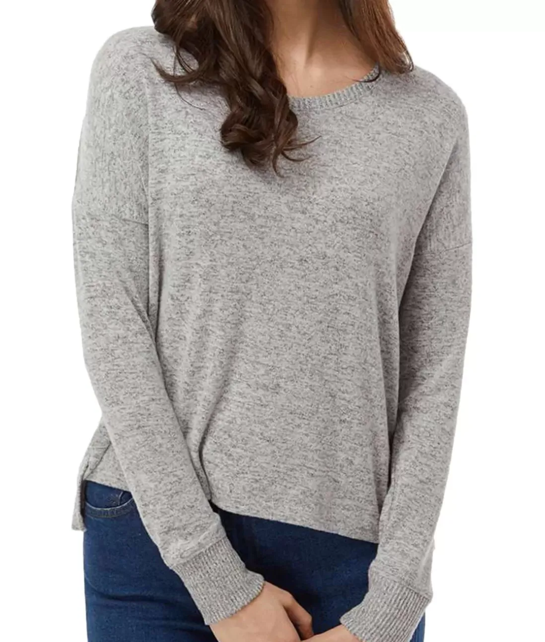 Women Nayked Apparel Hoodies & Sweatshirts>Women'S Ridiculously Soft Cuddle Fleece Boxy Pullover