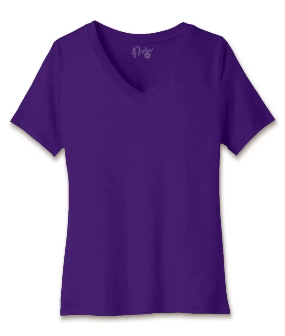 Women Nayked Apparel T-Shirts>Women'S Ridiculously Soft Relaxed Fit 100% Cotton V-Neck T-Shirt