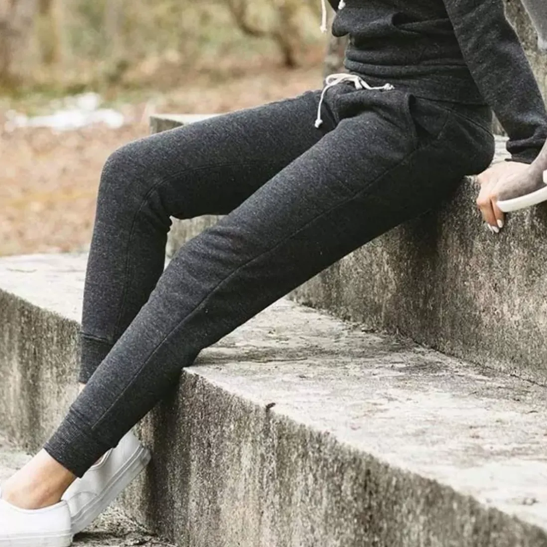 Women Nayked Apparel Bottoms Skirts & Dresses>Women'S Ridiculously Soft Vintage Recycled Softest Fleece Joggers