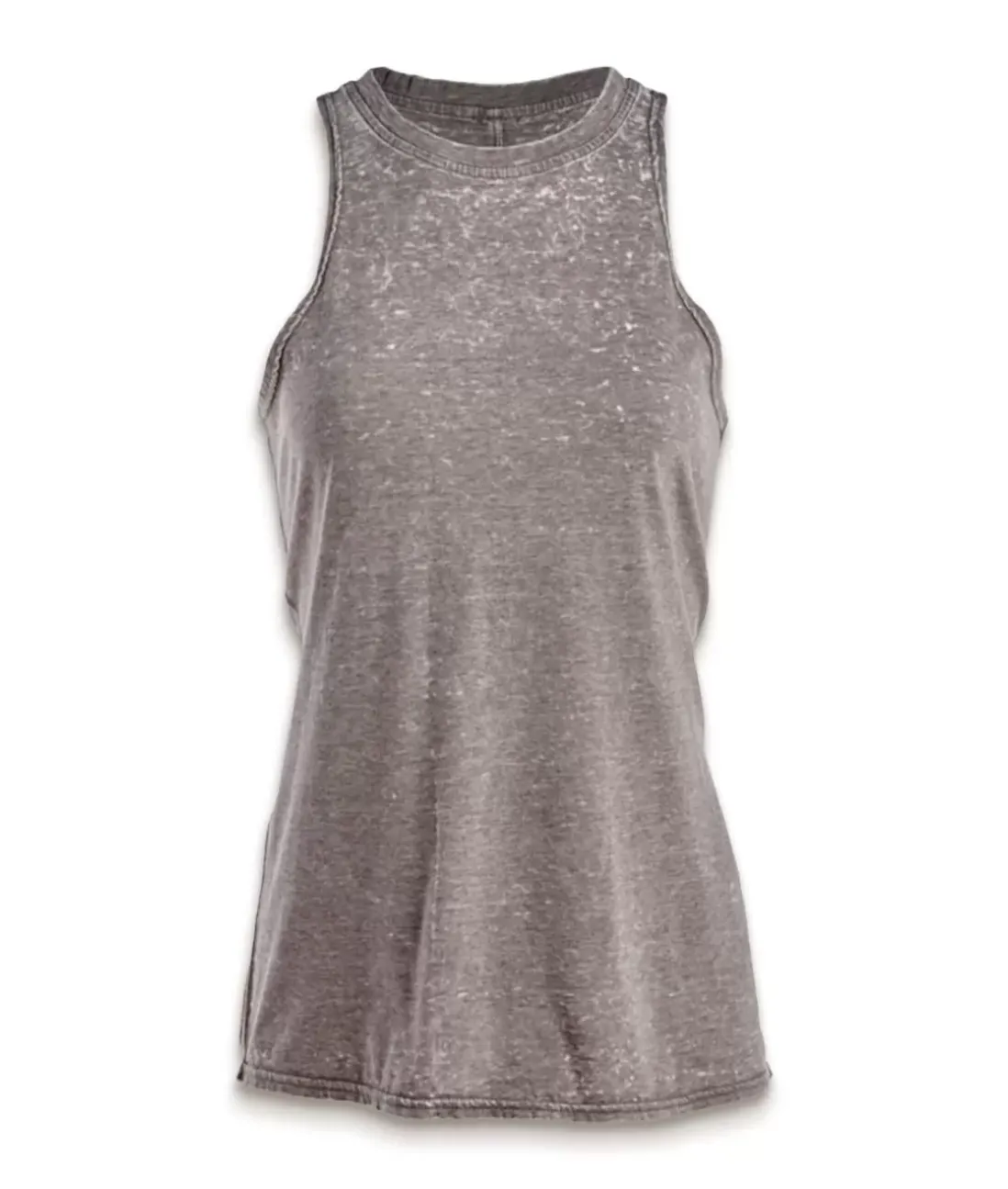 Women Nayked Apparel T-Shirts>Women'S Ridiculously Soft Burnout High Neck Tank Top