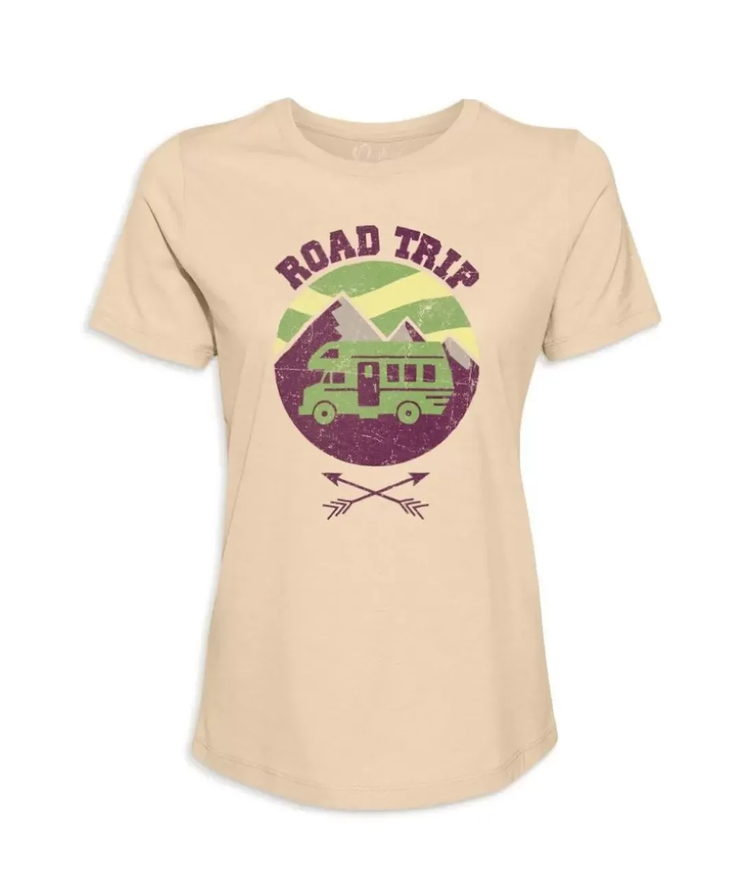 Women Nayked Apparel Tops>Women'S Ridiculously Soft Graphic Tee | Road Trip