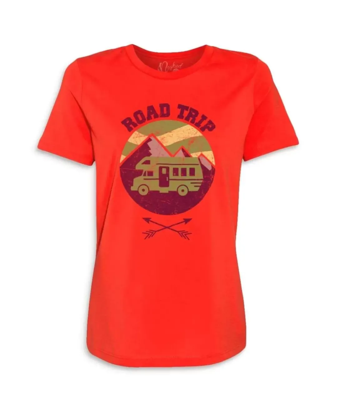 Women Nayked Apparel Tops>Women'S Ridiculously Soft Graphic Tee | Road Trip
