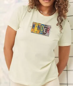 Women Nayked Apparel T-Shirts>Women'S Ridiculously Soft Cotton Graphic Tee | Wander