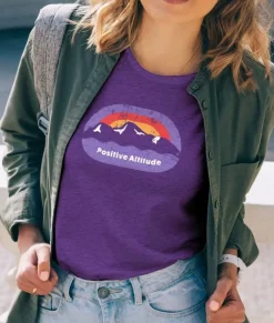 Women Nayked Apparel Tops>Women'S Ridiculously Soft 100% Cotton Graphic Tee | Positive Altitude