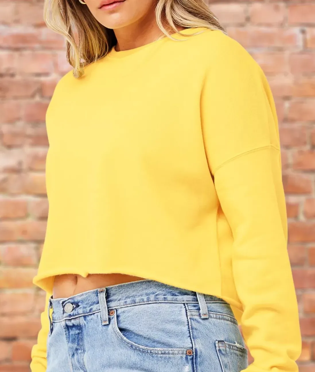 Women Nayked Apparel Athleisure>Women'S Ridiculously Soft Cropped Sweatshirt