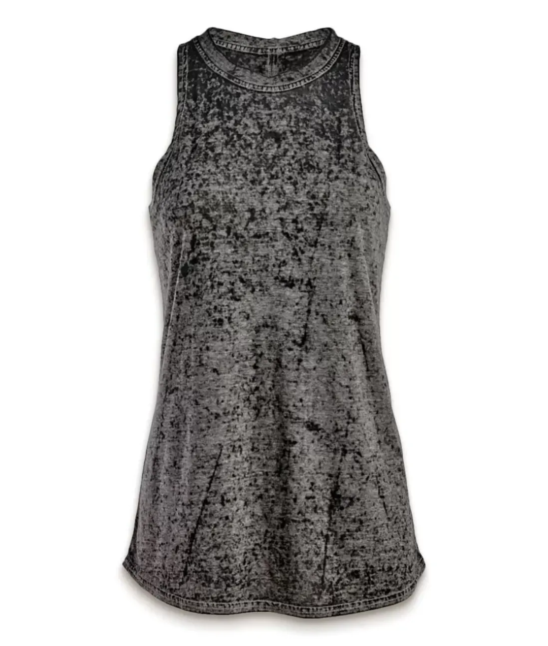 Women Nayked Apparel Tank Tops>Women'S Ridiculously Soft Burnout High Neck Tank Top