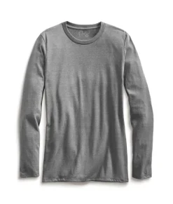 Women Nayked Apparel Tops>Women'S Ridiculously Soft Recycled Lightweight Long Sleeve T-Shirt