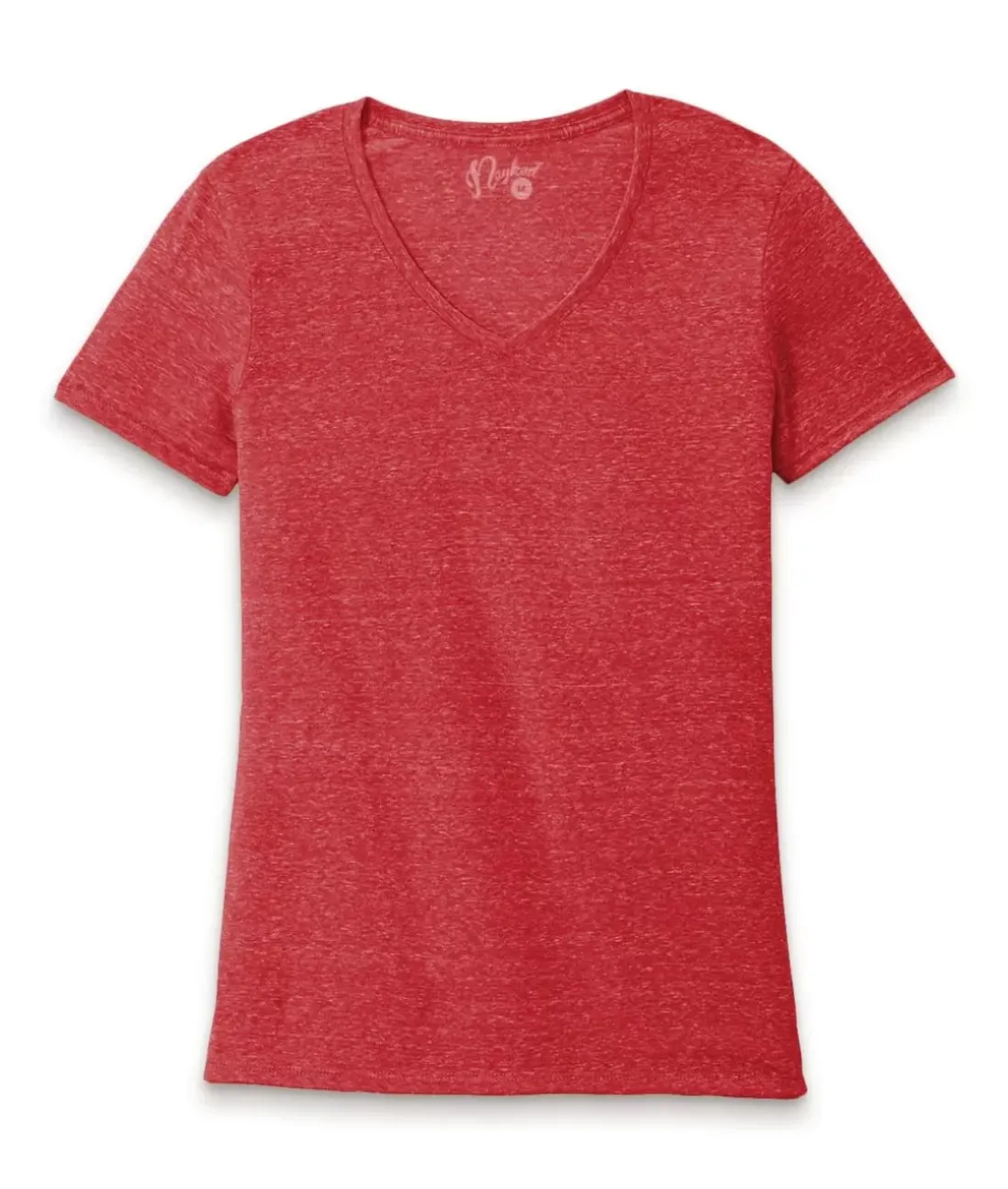 Women Nayked Apparel Athleisure>Women'S Ridiculously Soft Snow Heather V-Neck T-Shirt