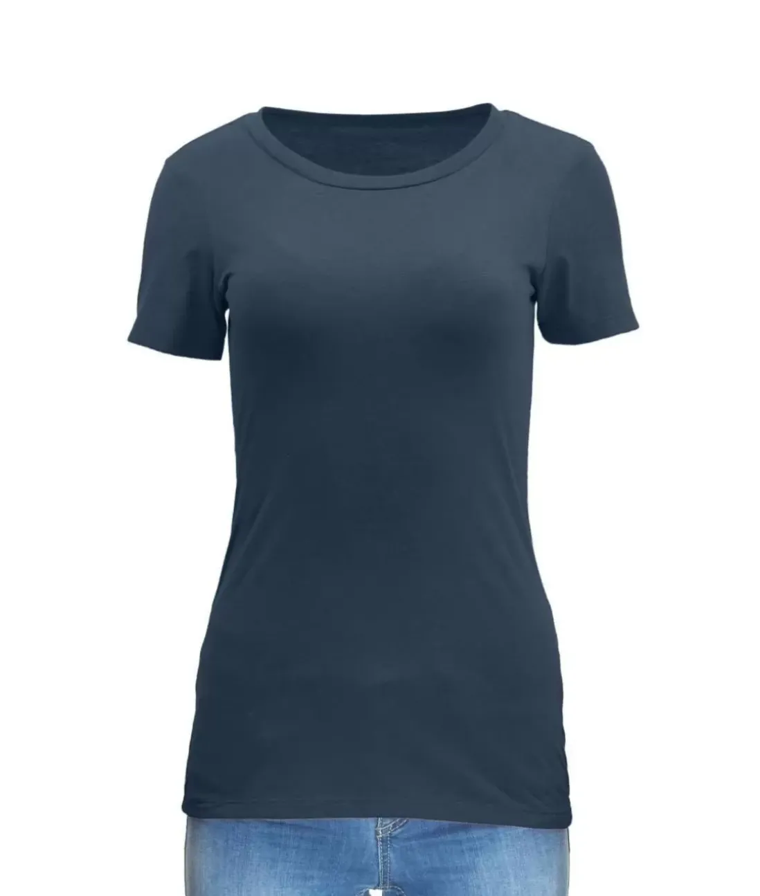 Women Nayked Apparel T-Shirts>Women'S Ridiculously Soft Midweight Crew Neck T-Shirt