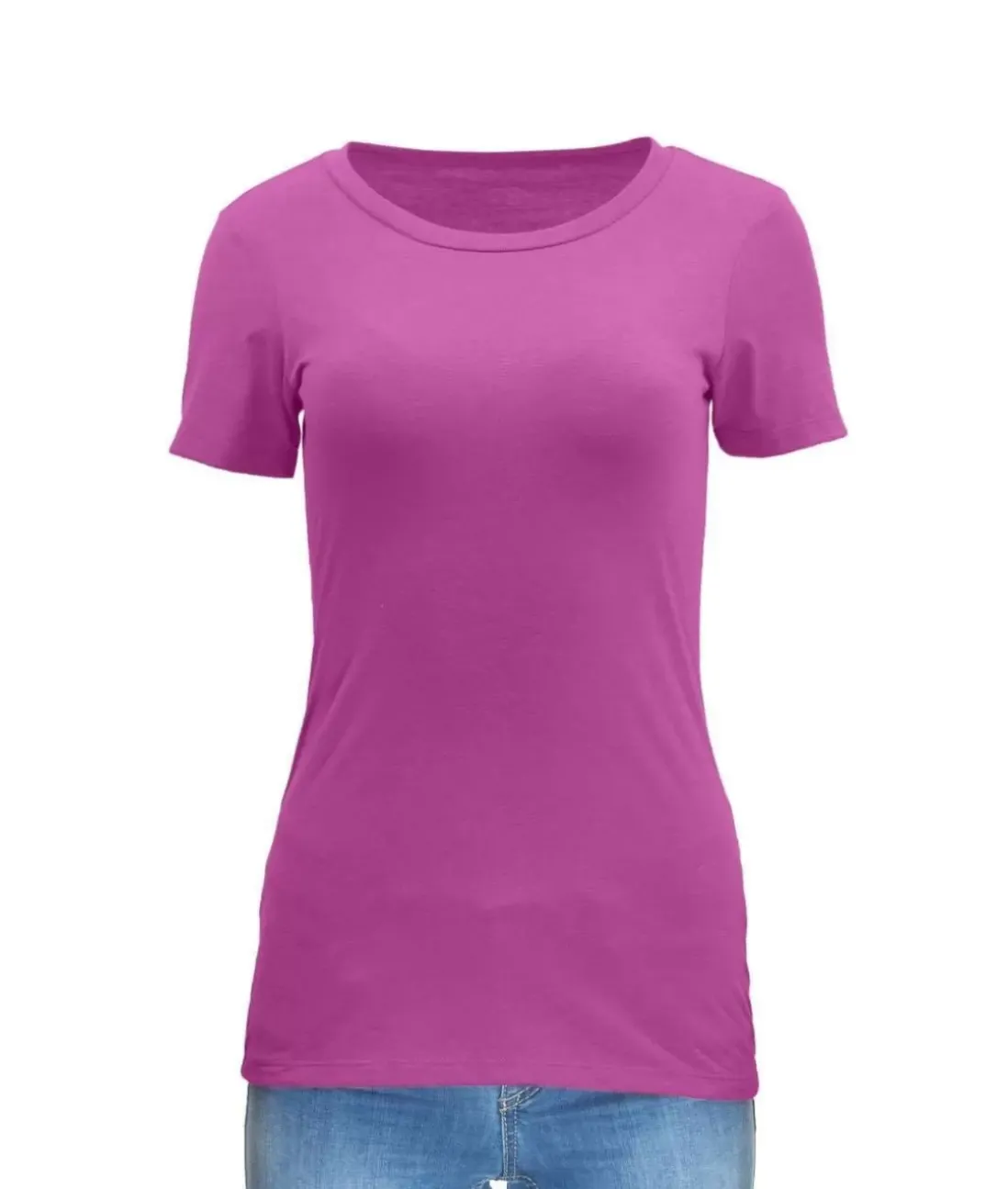 Women Nayked Apparel T-Shirts>Women'S Ridiculously Soft Midweight Crew Neck T-Shirt
