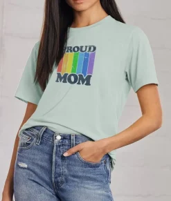 Women Nayked Apparel Tops>Women'S Ridiculously Soft Oversized Lightweight Graphic T-Shirt | Proud Mom