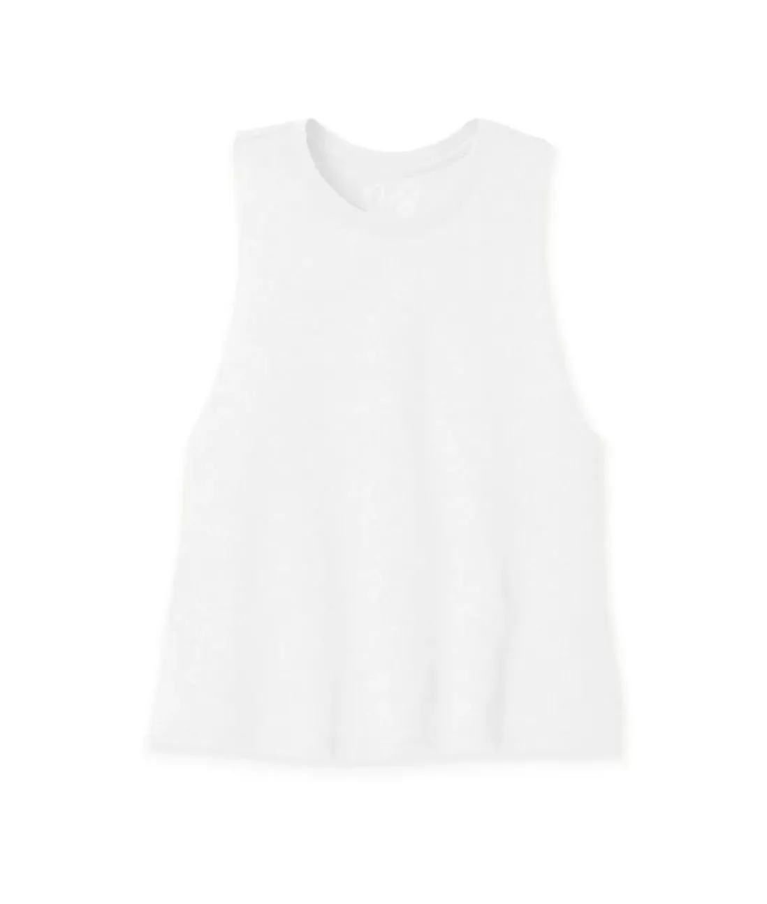 Women Nayked Apparel Tank Tops>Women'S Ridiculously Soft Cropped Racerback Muscle Tank