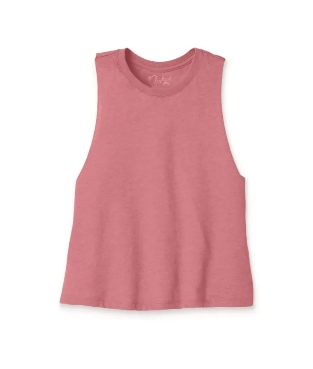Women Nayked Apparel Tank Tops>Women'S Ridiculously Soft Cropped Racerback Muscle Tank