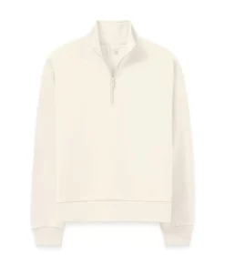Women Nayked Apparel Tops>Women'S Soft Eco Friendly Quarter-Zip