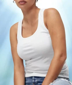 Women Nayked Apparel Tops>Women'S Soft Micro Ribbed Tank