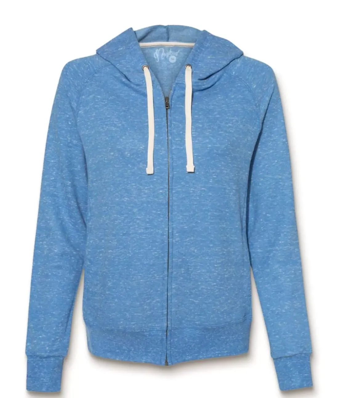 Women Nayked Apparel Hoodies & Sweatshirts>Women'S Soft Snow Heather French Terry Full-Zip Hoodie