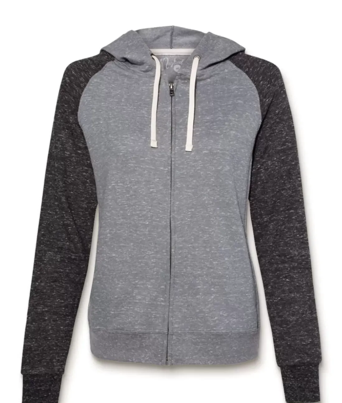 Women Nayked Apparel Hoodies & Sweatshirts>Women'S Soft Snow Heather French Terry Full-Zip Hoodie