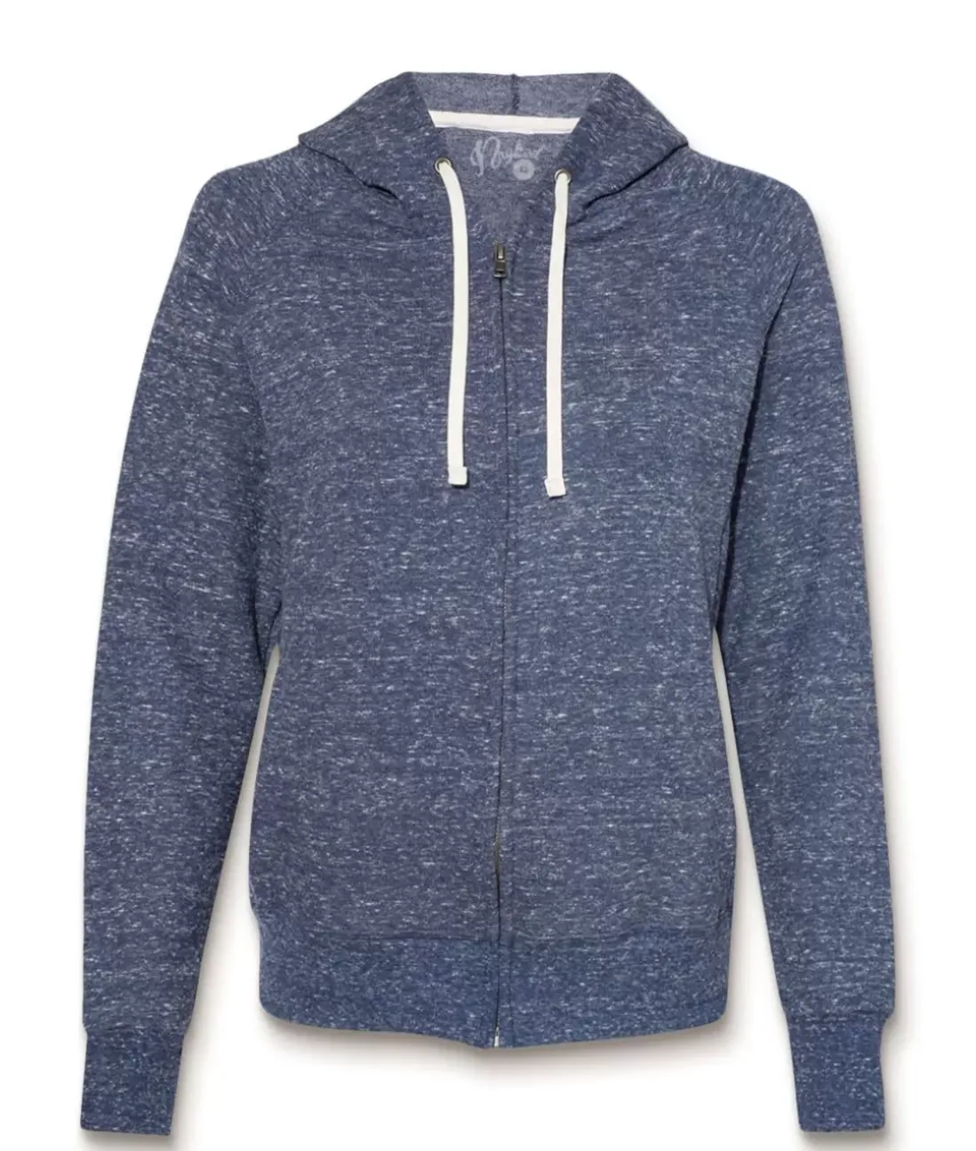 Women Nayked Apparel Hoodies & Sweatshirts>Women'S Soft Snow Heather French Terry Full-Zip Hoodie