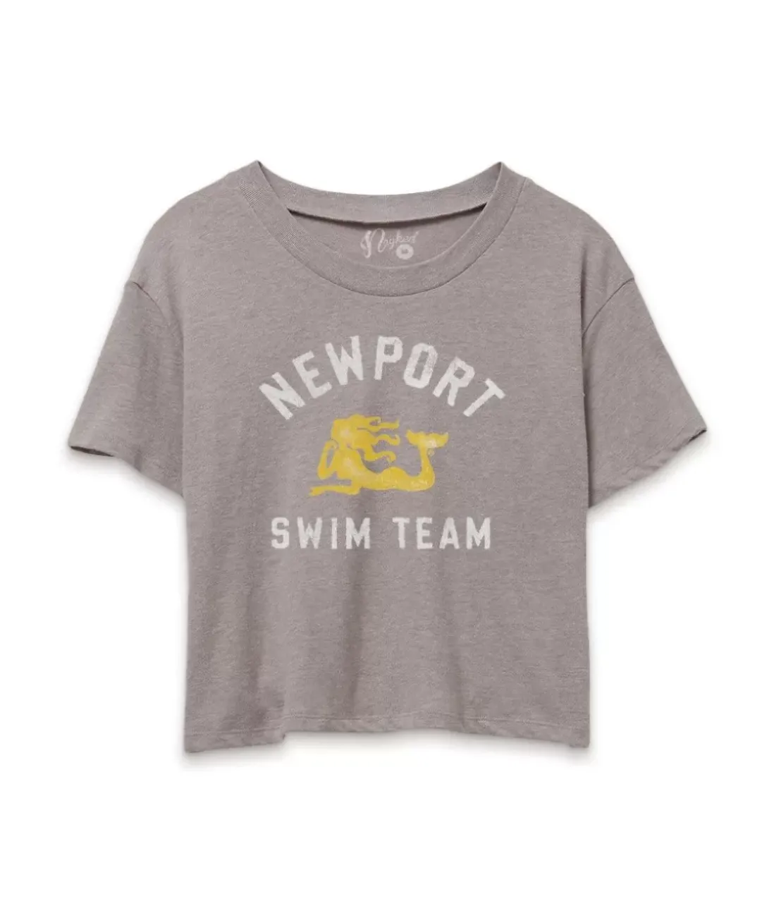 Women Nayked Apparel T-Shirts>Women'S Vintage Graphic Crop T-Shirt | Newport